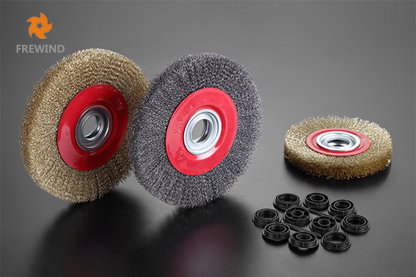 WHEEL BRUSH CRIMPED WIRE